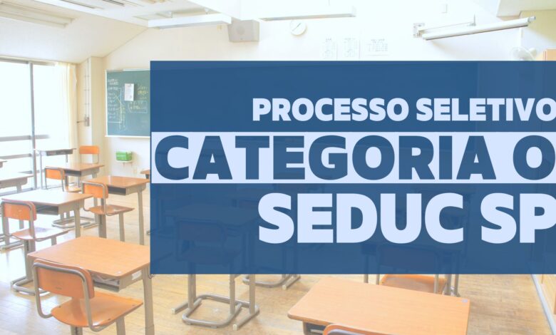 Inscreva-se já! SEDUC SP recebe inscrições para Professor Categoria O até 5 de agosto. Não perca essa oportunidade na educação paulista!