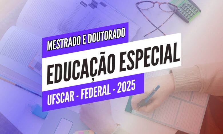 Universidade Federal de São Carlos - UFSCar abre inscrições para Mestrado e Doutorado em Educação Especial com 50 vagas para 2025