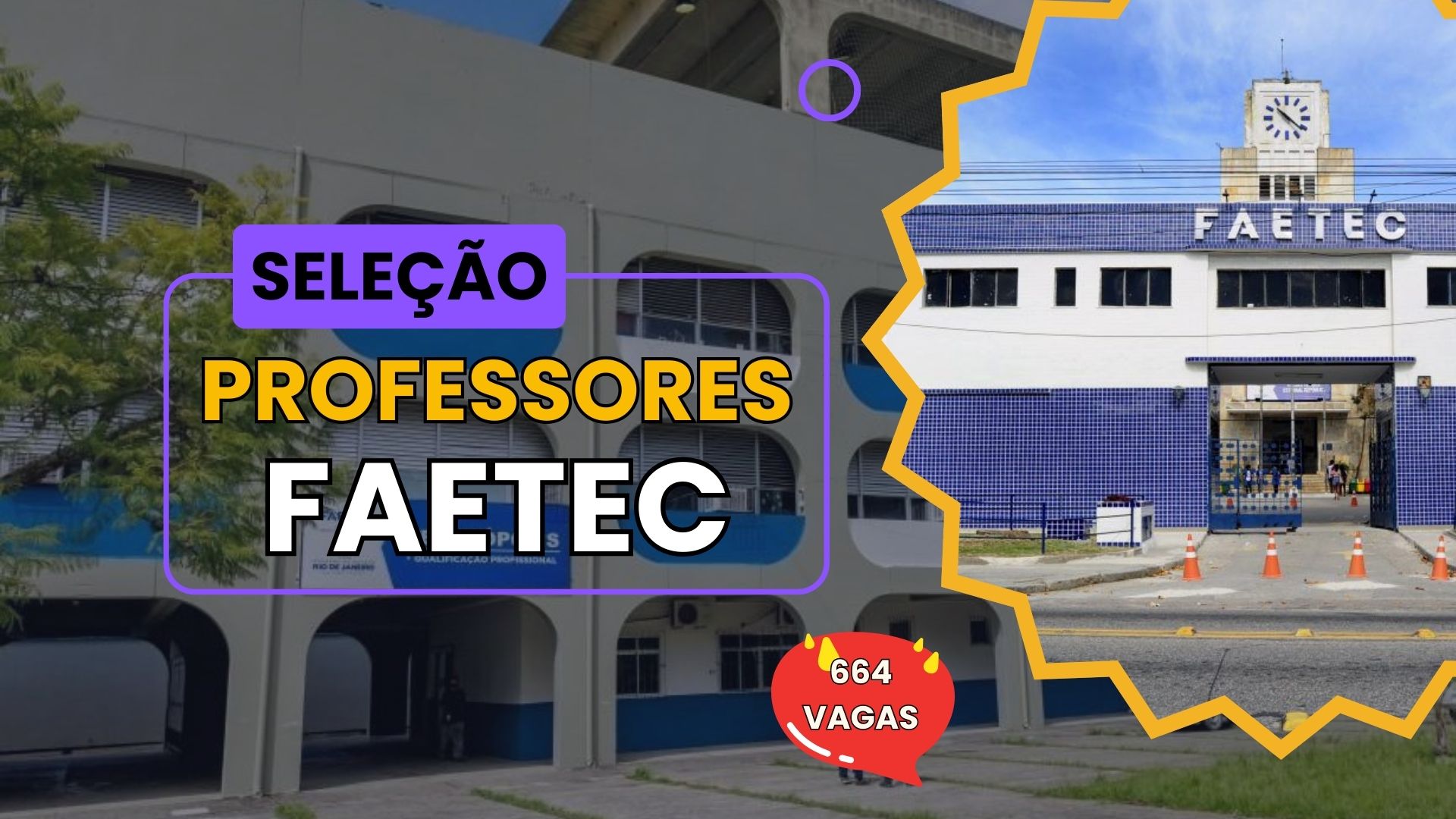 A FAETEC abre inscrições para 664 vagas de professor no ensino técnico e superior, oferecendo uma oportunidade única para transformar sua carreira.