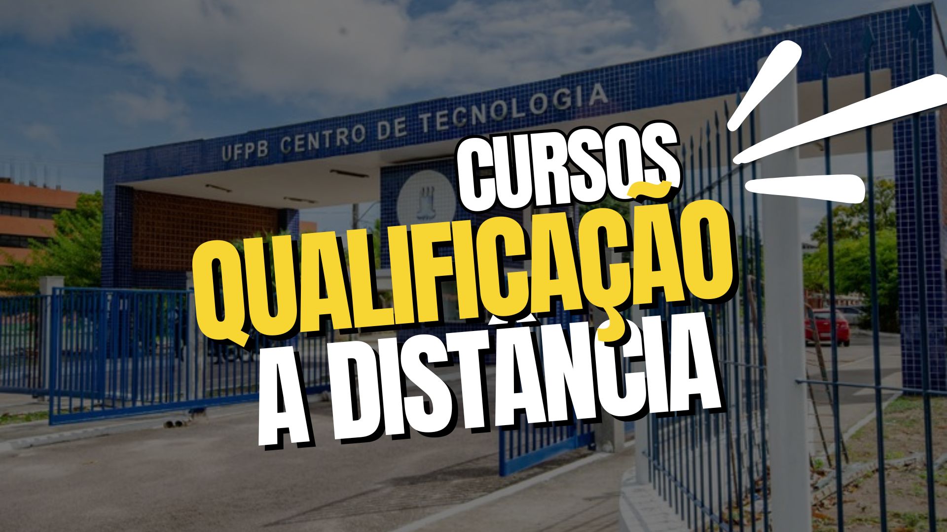 UFPB abre inscrições para 3 Cursos de Formação Inicial e Continuada - FIC com 160 horas totalmente EAD e com certificado gratuito.