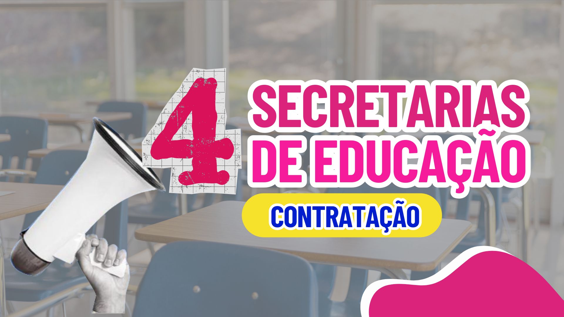 Confira 4 Secretarias de Educação que estão com inscrições abertas para contratação de Professores em Todo o Brasil! São milhares de vagas!