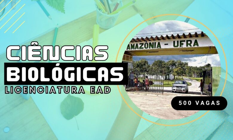 UFRA oferece 500 vagas para o curso de Ciências Biológicas EAD. Torne-se Professor de Ciências ou Biologia e impulsione sua carreira!