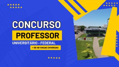 Instituto Federal do Espírito Santo - IFES recebe inscrições para professor universitário em diversas áreas até 4 de agosto.