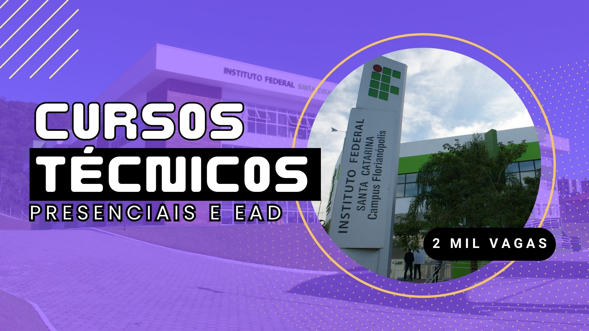 Instituto Federal oferece 2.000 vagas em cursos técnicos com inscrições por sorteio. Garanta sua chance de estudar e impulsionar sua carreira!