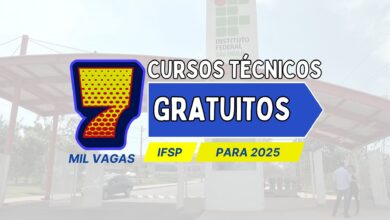 IFSP abre inscrições para 7 mil vagas em Cursos Técnicos Presenciais e EAD para 2025 em mais de 30 cidades do Estado! Confira e inscreva-se!