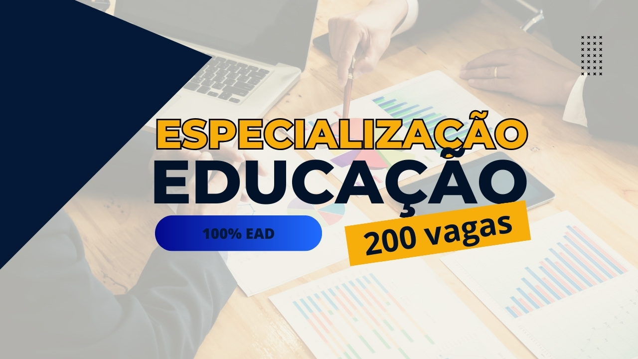 O Instituto Federal de São Paulo (IFSP) está com inscrições abertas para a Especialização 100% EAD em Educação, oferecendo 200 vagas grátis!