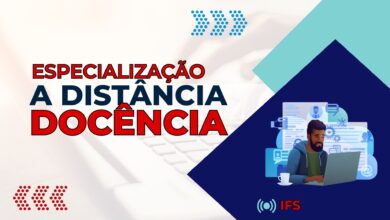 Tem Graduação Completa? Instituto Federal - IFS abre inscrições para Especialização em Docência EAD com 200 vagas gratuitas.