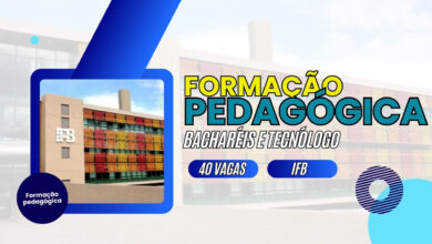 Instituto Federal de Brasília - IFB abre inscrições para Formação Pedagógica de Graduados - Bacharéis e Tecnólogos; 40 vagas