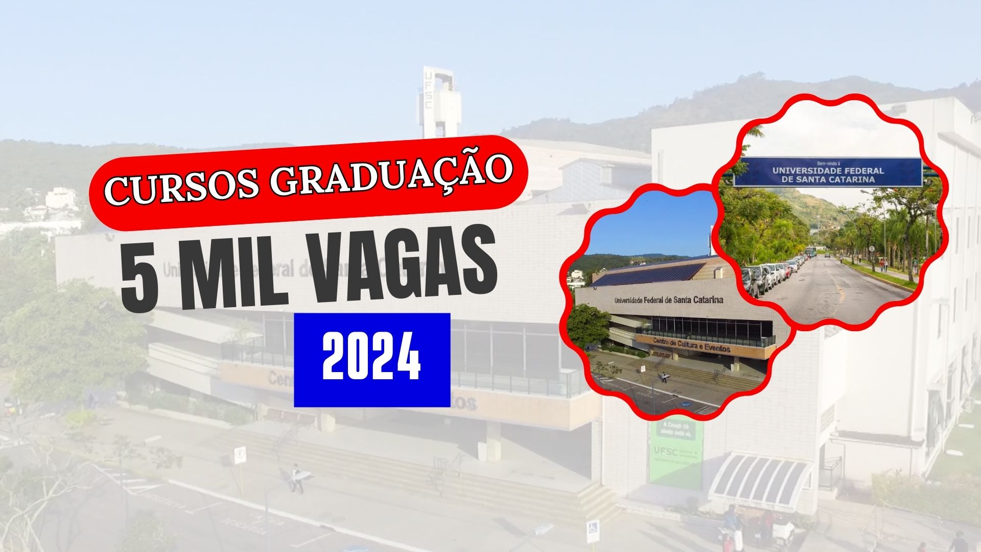 UFSC oferece 5 mil vagas gratuitas para Graduação! Inscreva-se para transferência ou portador de diploma e amplie suas oportunidades!