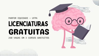 A Universidade Federal do Pará - UFPA abre inscrições para 3 Cursos de Licenciaturas Gratuitas com 260 vagas Gratuitas em 2024.