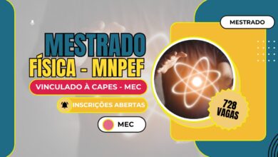 Inscreva-se já! 728 vagas disponíveis para o Mestrado em Ensino de Física do MEC 2025. Transforme sua carreira e aproveite essa oportunidade!