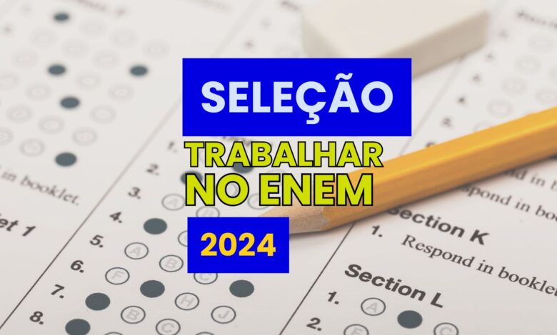 MEC recebe inscrições para quem quer trabalhar no ENEM 2024 como Revisores e Elaboradores de questões. Confira e inscreva-se até 22 de agosto