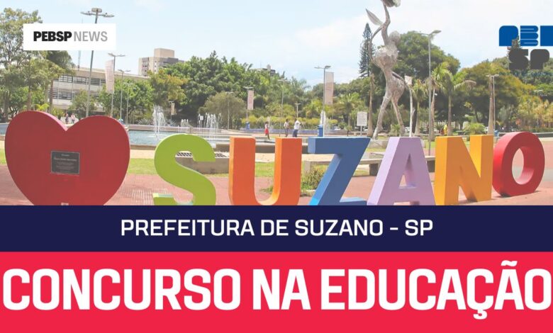 Últimos dias para se inscrever no Concurso Público da Prefeitura de Suzano! 81 vagas na Educação para todos os níveis. Inscreva-se até 27/09!