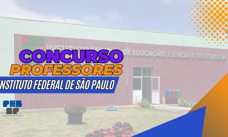 IFSP reabre inscrições para Concurso Público de Professores Efetivos, oferecendo nova chance para quem perdeu o prazo. Participe!