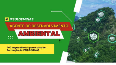 Inscreva-se no Curso de Formação 100% EAD do IFSULDEMINAS e torne-se um Agente de Desenvolvimento Socioambiental: 700 Vagas.