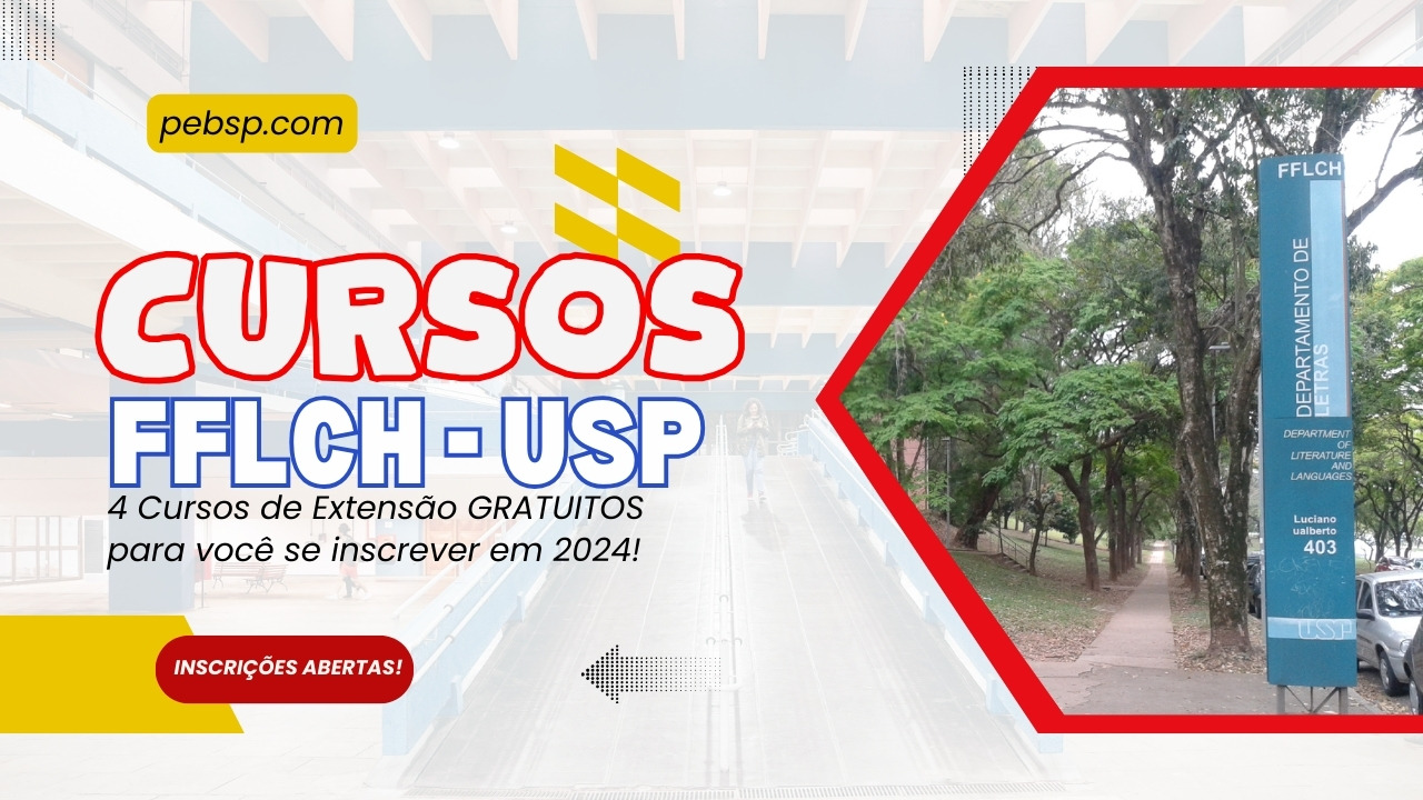 A USP, a melhor universidade da América Latina, abre inscrições para 4 cursos de extensão gratuitos para você se inscrever AGORA!