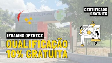 IFBAIANO abriu mais de 300 vagas em cursos de Qualificação Gratuitos em Operador de Drones, LIBRAS, Informática e muito mais! Confira!