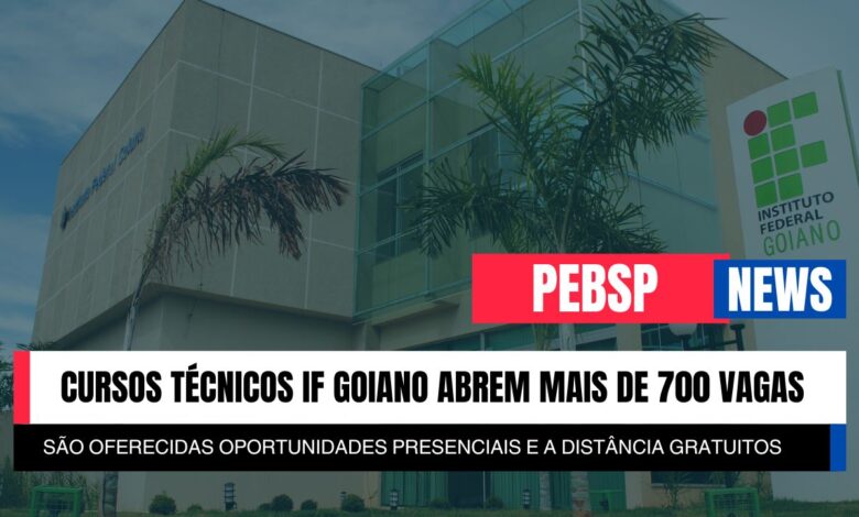 Inscreva-se no Processo Seletivo 2025/1 do IF Goiano e garanta sua vaga em cursos técnicos presenciais e EAD. Oportunidades para todos!