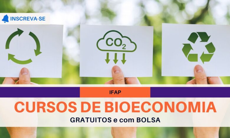 O IFAP abre inscrições para cursos gratuitos de Bioeconomia na Amazônia Legal! 149 vagas com bolsa de estudo em cursos gratuitos.