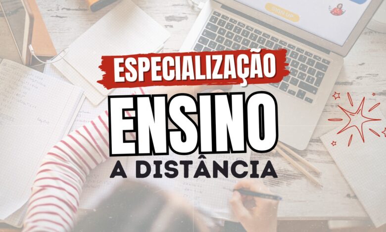 UFPI abre inscrições para 2 turmas de Especialização EAD em Ensino, oferecendo formação de qualidade e flexibilidade com 240 vagas.