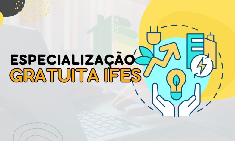 IFES oferece 200 vagas para Especialização EAD, totalmente GRATUITA! Inscreva-se e amplie suas oportunidades profissionais!