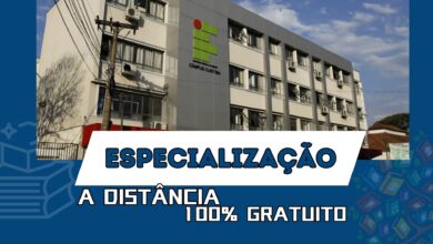 Últimos dias para se inscrever na Especialização em Docência na EPT do IFPR EAD! 100% gratuita e a distância. Inscrições até 30/09.