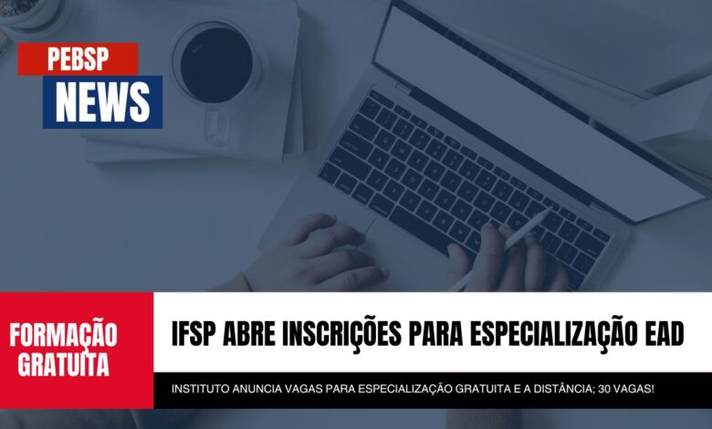 Pós-graduação Lato Sensu em Ensino de Línguas - IFSP. Inscrições até 3/11. Metodologias inovadoras. Início em março/25.