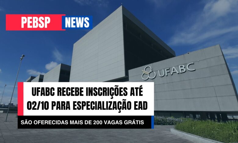 Últimas vagas! Especialização gratuita em Ensino de Química na UFABC. Inscrições até 02/10. Garanta sua vaga!