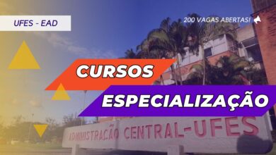 UFES surpreende e abre as inscrições para 200 vagas no curso de Especialização EAD em Gestão em Saúde com vagas em diversas cidades.