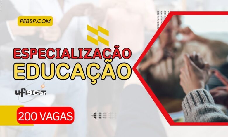 UFSCar inicia hoje as inscrições por 2 dias para Especialização em Educação de Surdos com 200 vagas TOTALMENTE EAD para Graduados! Inscreva-se