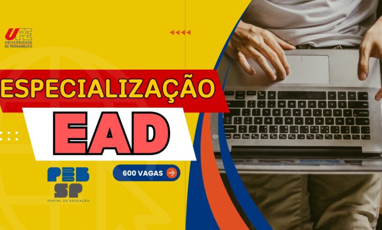 Universidade Estadual de Pernambuco - UPE abre 600 vagas para 4 Cursos de Especialização EAD GRATUITOS na Educação! Confira!