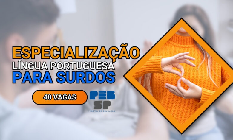 Instituto do MEC - INES abre inscrições para Especialização 100% Gratuita em Língua Portuguesa para Surdos com 40 vagas para 2025!