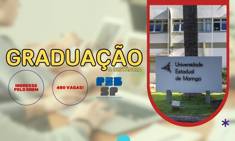 Fez alguma Edição do ENEM? A UEM está de portas abertas e oferece 480 vagas para Graduação EAD sem provas ou vestibulares! Confira!