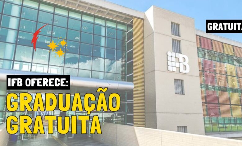 Instituto Federal de Brasília - IFB abre inscrições para Graduação Gratuitos em Eventos, Processos Gerenciais, Gestão Pública e Dança