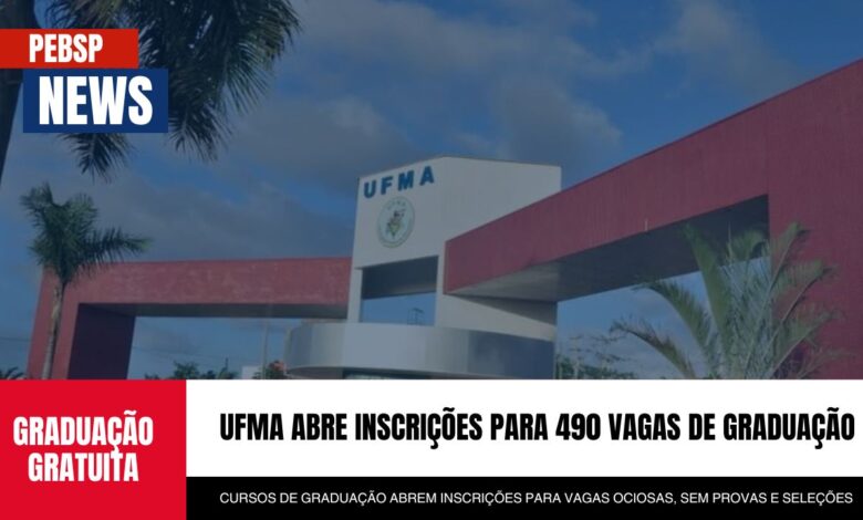 Estude na UFMA ainda este ano em uma das melhores universidades públicas do Brasil! 491 vagas abertas em diversos campi. Inscreva-se!