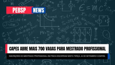 Última chance para o Mestrado em Ensino de Física da Capes! 728 vagas gratuitas em universidades públicas. Inscreva-se até hoje!