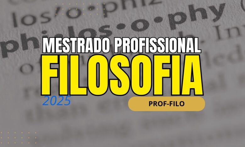 PROF-FILO abre inscrições para Mestrado em Filosofia vinculado ao MEC com mais de 300 vagas para 2025! Confira e Inscreva-se!