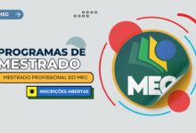 Confira 6 Editais de Mestrado Profissional do MEC com inscrições abertas para o ano de 2025 em diversas instituições do Brasil!