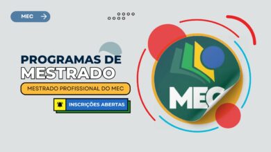 Confira 6 Editais de Mestrado Profissional do MEC com inscrições abertas para o ano de 2025 em diversas instituições do Brasil!