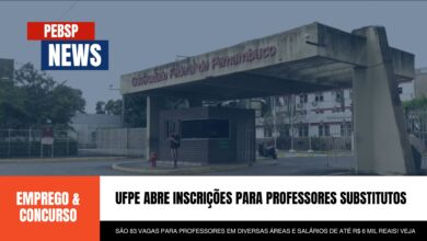 Trabalhe em uma Universidade Federal de Ponta: Últimos dias! 83 vagas de Professor na UFPE! Inscreva-se até 9/10 e impulsione sua carreira!