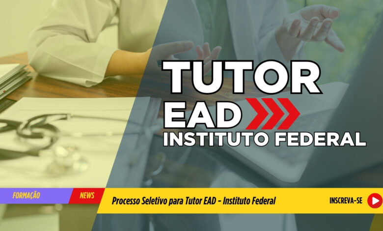 O IFRJ recruta 20 Tutores EAD para curso gratuito de Formação Inicial e Continuada. Inscreva-se até 21/09 e inicie sua carreira na EAD!