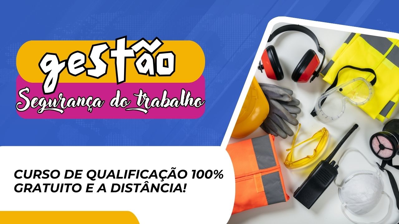 Fundação CECIERJ oferece 300 vagas para Curso de Formação em Gestão de Segurança do Trabalho 100% EAD com início imediato.