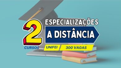 UNIFEI REABRE as inscrições para 2 Cursos de Especialização EAD Gratuitos nos estados de São Paulo, Mato Grosso, Bahia, Minas Gerais e Goiás.