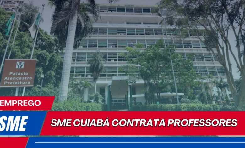 Trabalhe na SME Cuiabá! São 2.015 vagas abertas em Educação para contratação de professores com inscrições até amanha, 30 de setembro!