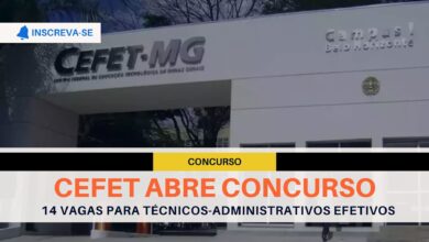 Concurso CEFET-MG 2024: Inscrições abertas, diversas vagas, remuneração atrativa e cronograma definido. Participe!