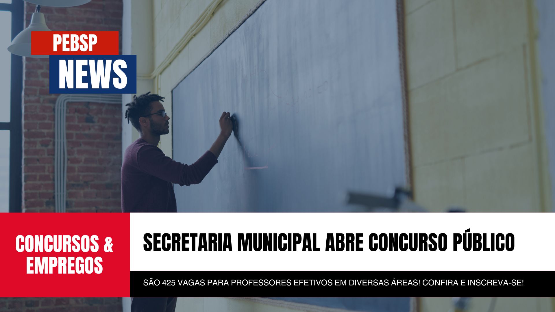 Concurso público Secretarua Municipal de Aracaju: 425 vagas para professores efetivos com Salários a partir de R$3.006,35.