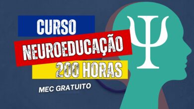 Devido ao sucesso absoluto, o MEC abre nova turma do curso de Neuroeducação com mais de 5 mil vagas GRATUITAS e EAD!