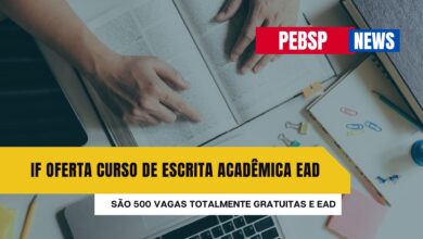 IFSULDEMINAS oferece curso online gratuito de escrita acadêmica. São 500 vagas gratuitas! Inscreva-se até 21/10.