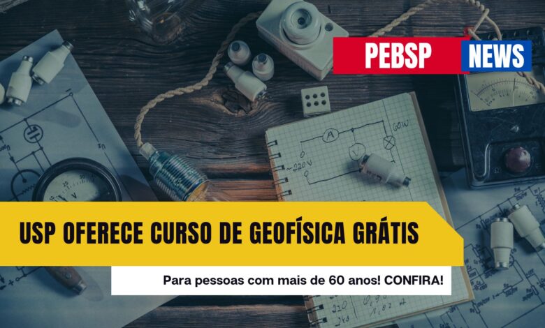 Curso de Geofísica GRATUITO na IAG-USP! Aberto para maiores de 60 anos. Inscreva-se até 13/10/2024 e explore os segredos da Terra!