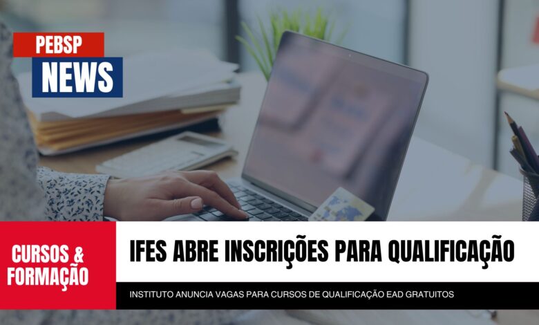 Instituto Federal acaba de abrir inscrições para 2 Cursos de Qualificação Gratuitos e EAD para Atuação na Educação a Distância - EAD.